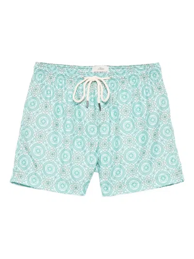 PENINSULA SWIMWEAR ALL-OVER PRINT DRAWSTRING SWIM SHORTS