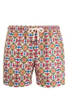 Peninsula Swimwear Geometric-pattern Swim Shorts
