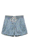 Peninsula Swimwear Camogli Swim Shorts In Blue