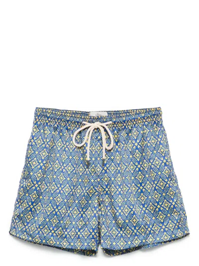 Peninsula Swimwear Camogli Swim Shorts In Blue