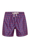 Peninsula Swimwear Camogli V5 Recycled-polyester Swim Shorts In Purple