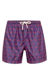 Peninsula Swimwear Camogli V5 Recycled-polyester Swim Shorts In Blue