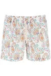 Peninsula Swimwear Casablanca Badeshorts Mit Paisley-print In Casablanca