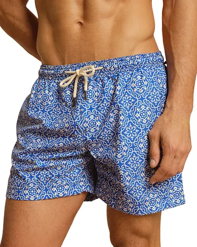 Peninsula Swimwear 5.5 Drawstring Swim Shorts In Aqua Mediterraneo In Blue