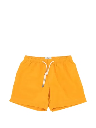 Peninsula Swimwear Drawstring Swim Shorts In Yellow