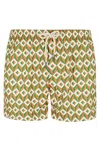 Peninsula Swimwear Ponente Geometric-print Swim Shorts