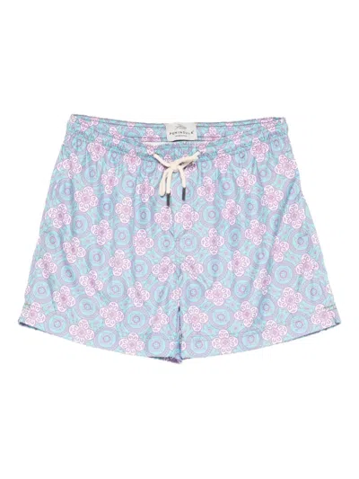 Peninsula Swimwear Badeshorts Mit Blumenmuster In Multi