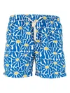 Peninsula Swimwear Floral-print Swim Shorts In Blue