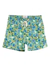 Peninsula Swimwear Badeshorts Mit Blumen-print In Green