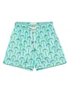 Peninsula Swimwear Tropicana Swim Shorts In Green