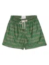 Peninsula Swimwear Graphic-print Swim Shorts