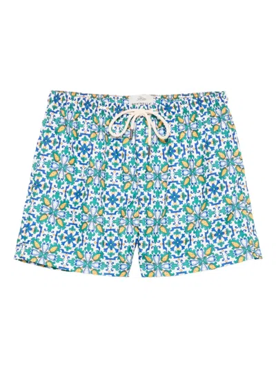 Peninsula Swimwear Graphic-print Swim Shorts In Multi