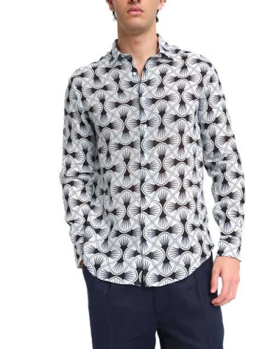 Peninsula Swimwear Linosa Linen Shirt In Multi