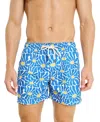Peninsula Swimwear Floral-print Swim Shorts In Blue