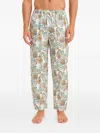 Peninsula Swimwear Paisley-print Straight-leg Trousers In White