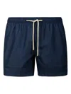 Peninsula Swimwear Patterned-pocket Swim Shorts In Blue
