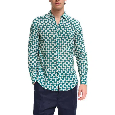 Peninsula Swimwear Soffi Linen Shirt In Multi