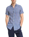 Peninsula Swimwear Tabaccara Linen Shirt In Blue