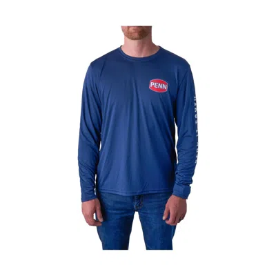 Penn Cfcw Performance Crew Sun Long Sleeve T-shirt In Blue