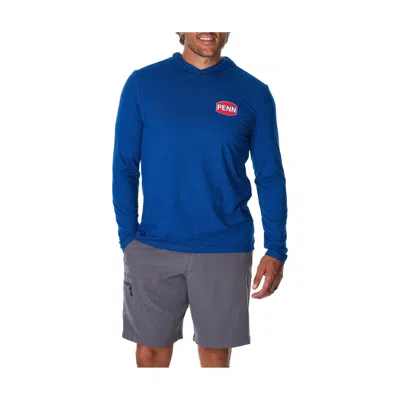 Penn Men's  Upf Performance Long Sleeve Hoodie In Blue
