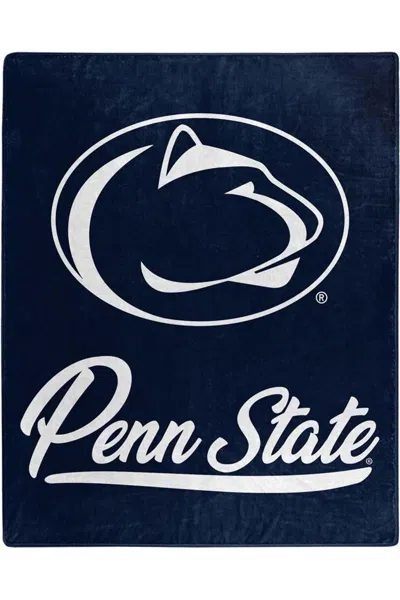 Penn State Nittany Lions Penn State Nittany Signature Lions Raschel Knit Logo Blanket