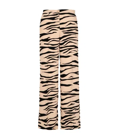 Penny Black Trousers Beige In Animal Print