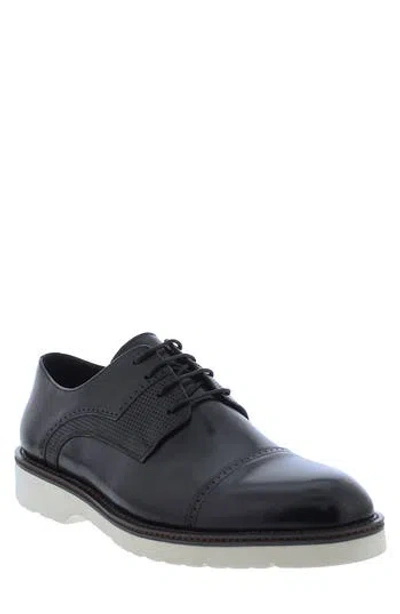 Penny Lane Kings Road Cap Toe Derby In Black