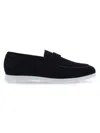 PENNY LANE MEN'S ABBEY ROAD SUEDE PENNY LOAFERS