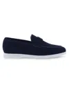 Penny Lane Men's Abbey Road Suede Penny Loafers In Navy