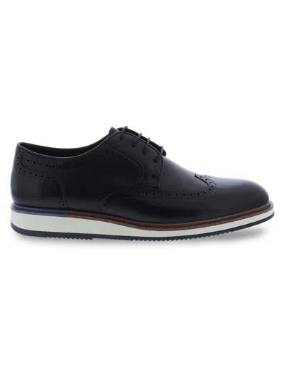 Penny Lane Men's Baker Leather Brogues In Black