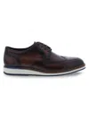 Penny Lane Men's Baker Leather Brogues In Cognac