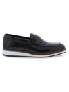 Penny Lane Men's Brick Lane Leather Penny Loafers In Black