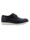 Penny Lane Men's Columbia Leather Derby Shoes In Black