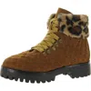 Penny Loves Kenny Newb Womens Faux Suede Ankle Winter Boots In Multi