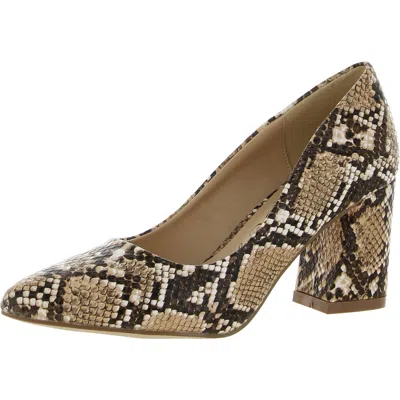Penny Loves Kenny Venus Womens Pointed Toe Dressy Pumps In Multi