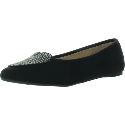 Penny Loves Kenny Womens Plaid Flat Shoes In Multi