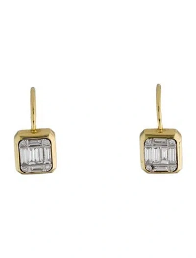 Pre-owned Penny Preville 18k Diamond Earclip Earrings In Multi