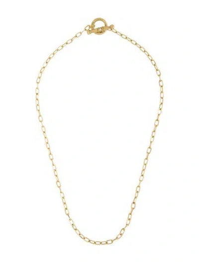 Pre-owned Penny Preville 18k Diamond Toggle Clasp Necklace, 18" In Multi