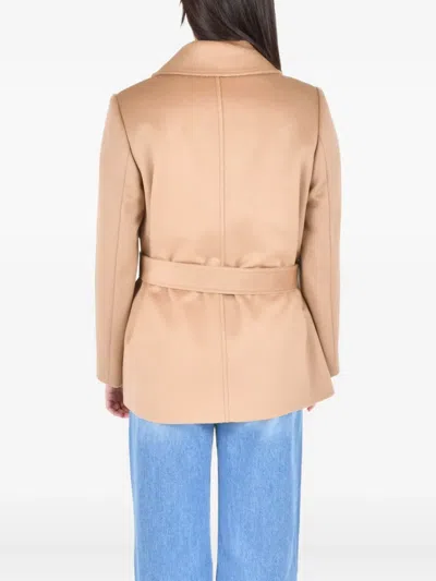 Pennyblack Belted Jacket In Neutral