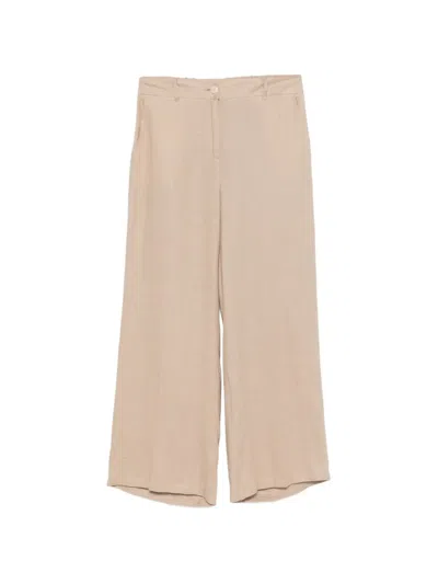 Pennyblack Belt-loops Trousers In Neutral