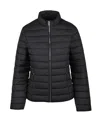 Pennyblack Black Polyester Quilted Down Jacket In Black