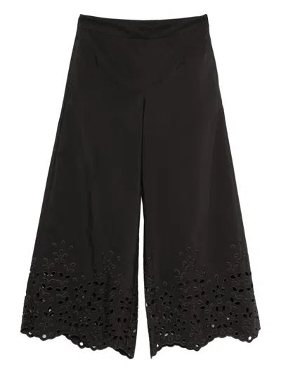 Pennyblack Broderie Anglaise Trousers In Black