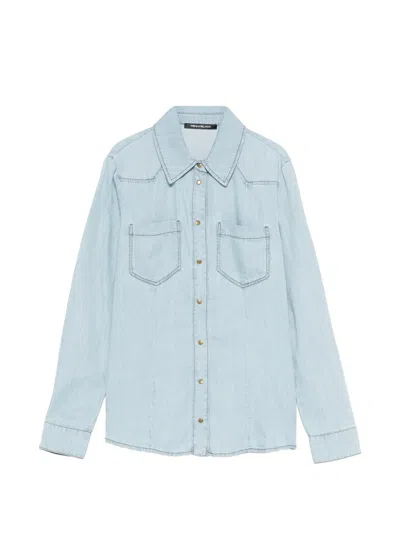 Pennyblack Buttoned Pocket Shirt In Blue