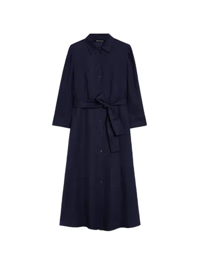 Pennyblack Button-up Shirt Midi Dress In Red