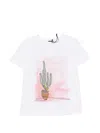 Pennyblack T-shirt In White Cotton Jersey In Multi