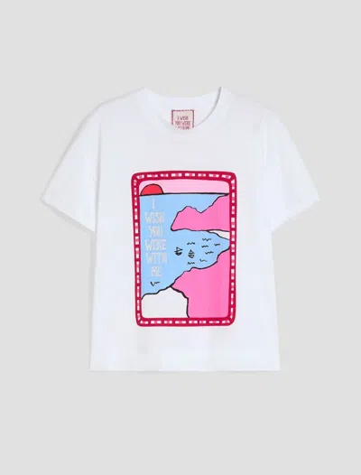 Pennyblack Cotton T-shirt With White Embroideries In Other
