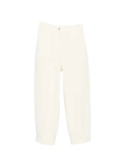 Pennyblack Cropped Turn-up Jeans In White