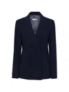 Pennyblack Double-breasted Polyester Blazer In Blue