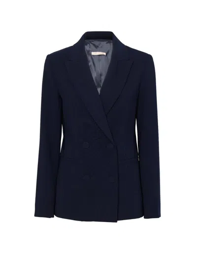 PENNYBLACK PENNYBLACK DOUBLE-BREASTED POLYESTER BLAZER