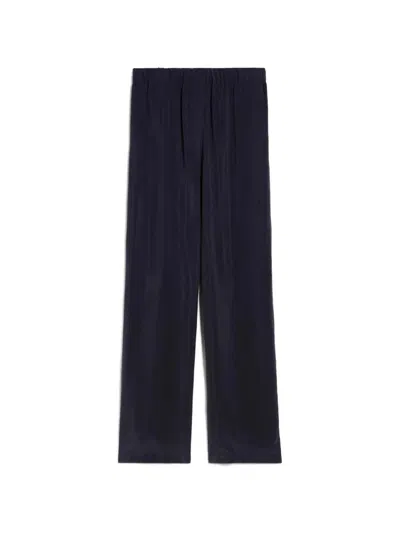 Pennyblack Elasticated High-waisted Trousers In Blue